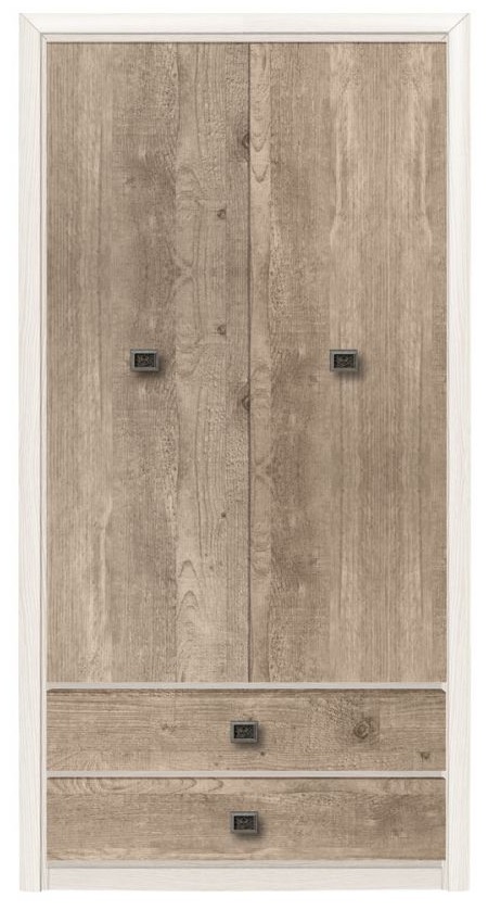 Фото Шкаф Коен REG2D2S (104) двухдверный от производителя Black Red White (БРВ) в Щёлкино по цене 29 890 ₽