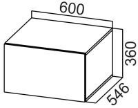 Кухня Модерн NEW шкаф навесной ШГ600г (36) (серый, графит,(SV-мебель)) в Щёлкино от производителя 