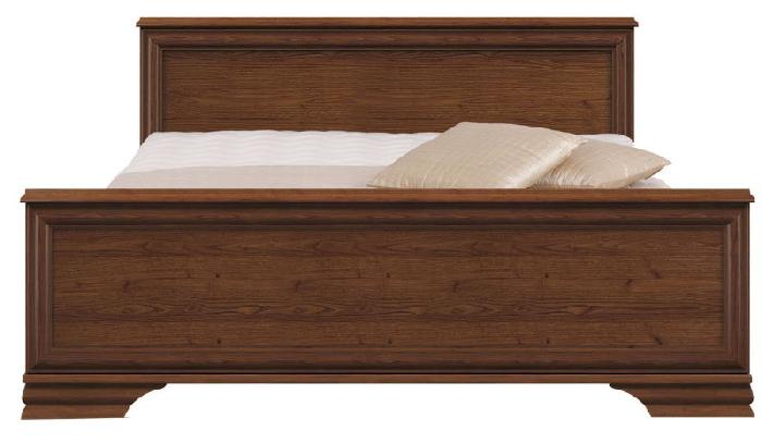 Кровать двуспальная Kentaki S320-LOZ (СМ 160х200) с подъемным механизмом ( 160х200 , ЛДСП/МДФ , каштан , с подъемным мех. , с коробом , без матраса (Black Red White (БРВ)) )