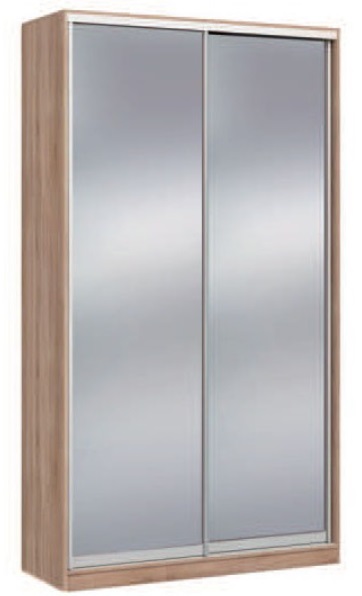 Фото Шкаф-купе Оскар 1.1 (1,2х0,6х2,3 - 2 двери) от производителя Мебель Маркет в Щёлкино по цене 38 450 ₽