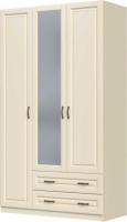 Шкаф Кантри ШР-3 (123) трехдверный (слоновая кость, слоновая кость,(Браво-мебель)) в Щёлкино от производителя 