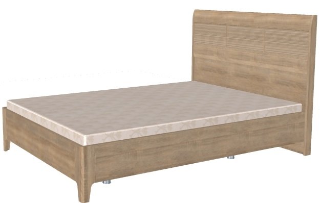 Фото Кровать двуспальная Мелисса КР-2862 (СМ 140х200) с ламельным основанием от производителя Лером в Щёлкино по цене 32 670 ₽