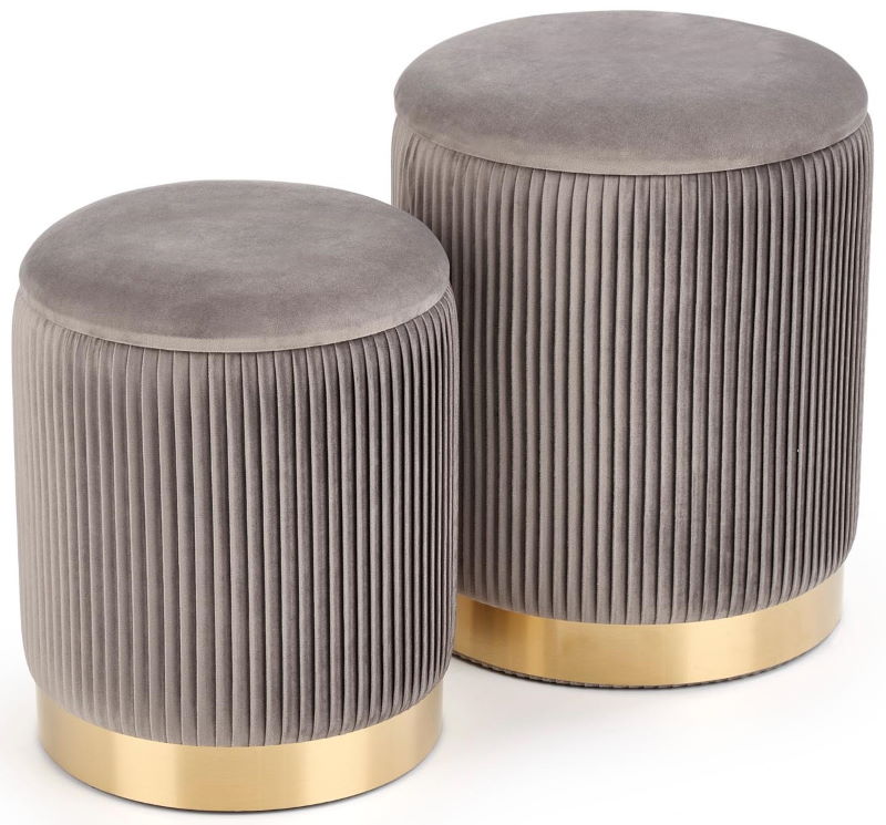 Фото Комплект Halmar Monty (2 пуфа) от производителя Halmar  в Щёлкино по цене 11&nbsp;440 ₽