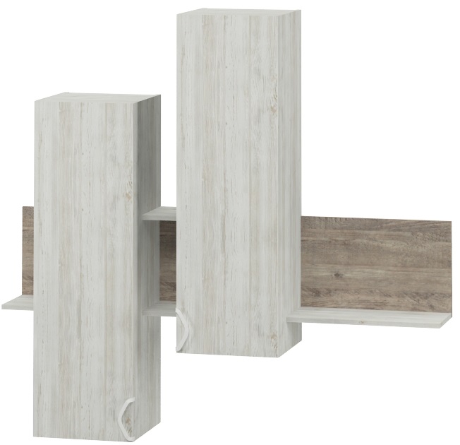 Фото Шкаф навесной Сиэтл 2х секционный от производителя Регина в Щёлкино по цене 7 570 ₽