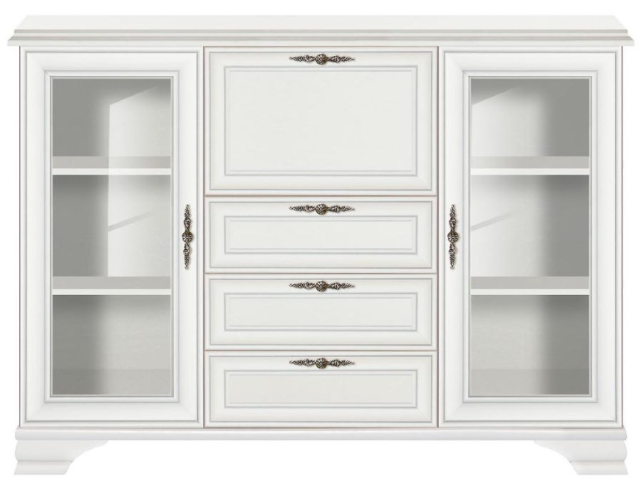 Фото Тумба Kentaki S320-KOM2W3S1B от производителя Black Red White (БРВ) в Щёлкино по цене 42&nbsp;960 ₽