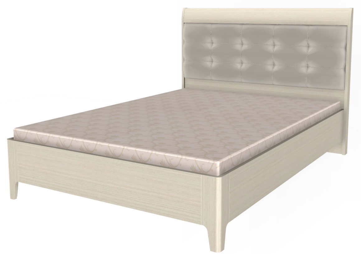 Фото Кровать двуспальная Камелия КР-2072 (СМ 140х200) с ламельным основанием от производителя Лером в Щёлкино по цене 33&nbsp;770 ₽