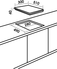Фото Варочная поверхность газовая 2-х комф. PG-305 (300х510) от производителя MBS в Щёлкино по цене 9 720 ₽