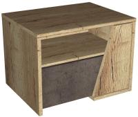 Тумба прикроватная Стреза (дуб галифакс натуральный, дуб галифакс натуральный-бетон чикаго темно-серый (СБК) ) в Щёлкино от производителя 