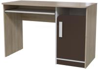 Стол компьютерный Арабика (лдсп, лдсп дуб ривьера,  дуб ривьера, арабика, дуб ривьера-белый-арабика (Гранд Кволити) ) в Щёлкино от производителя 