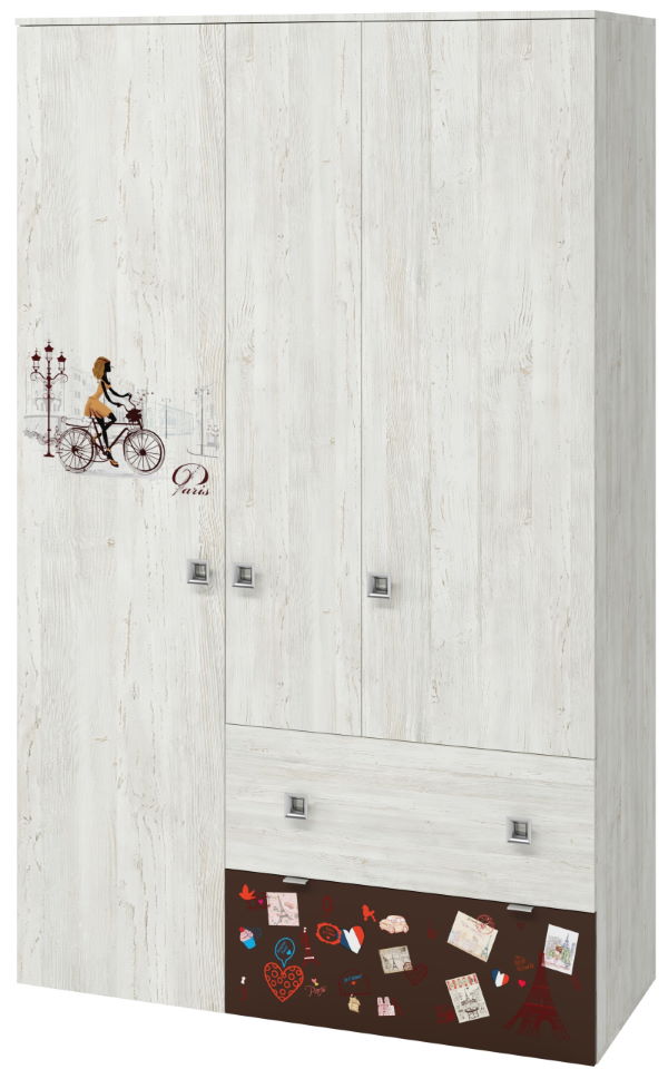 Фото Шкаф Поло (129) трехдверный от производителя Регина в Щёлкино по цене 19 560 ₽