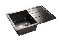 Мойка Granfest GF-Q780L (ГР 780х500хh205) (шир.ящ.min 600) (Цвет мойки черный) в Щёлкино от производителя в интернет магазине Планета Комфорта Мойка Granfest GF-Q780L (ГР 780х500хh205) (шир.ящ.min 600) (Цвет мойки черный) в Щёлкино от производителя