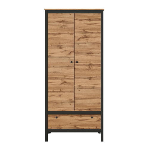 Фото Шкаф Loft SZF2D1S (62) двухдверный от производителя Black Red White (БРВ) в Щёлкино по цене 26 620 ₽