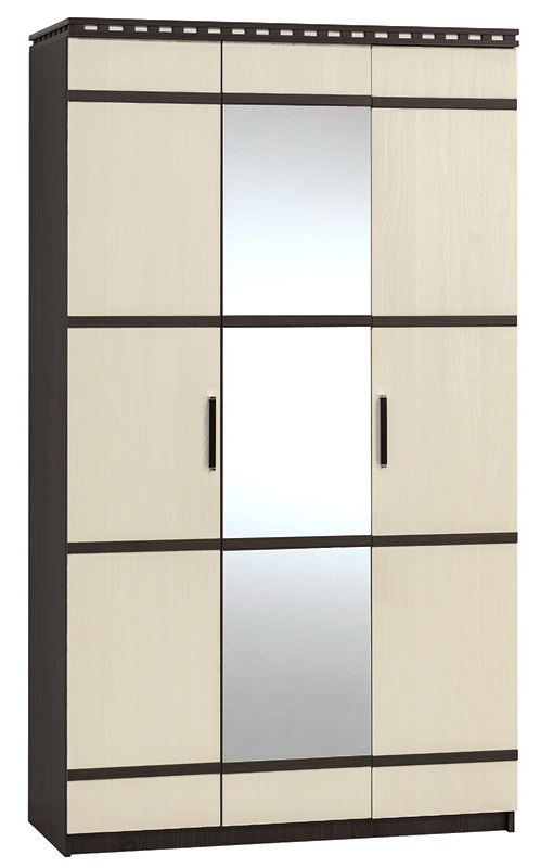 Фото Шкаф Ольга-13 (126) трехдверный  от производителя Фант-мебель в Щёлкино по цене 18&nbsp;040 ₽