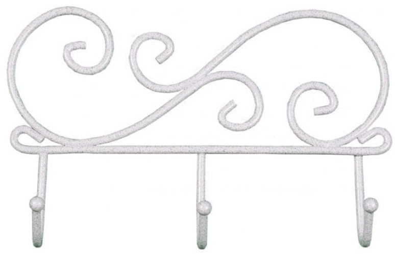Фото Вешалка настенная Кружева 3 от производителя Завод металлических изделий в Щёлкино по цене 230 ₽