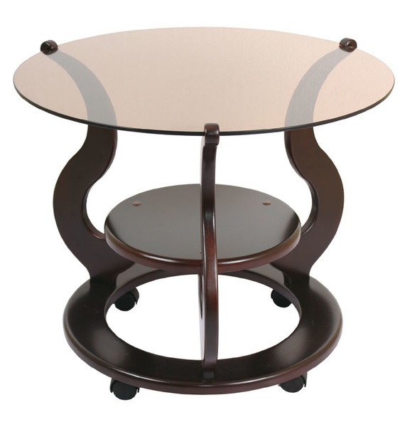 Фото Стол журнальный Варьете-3.1 от производителя Мебель из стекла в Щёлкино по цене 8 090 ₽