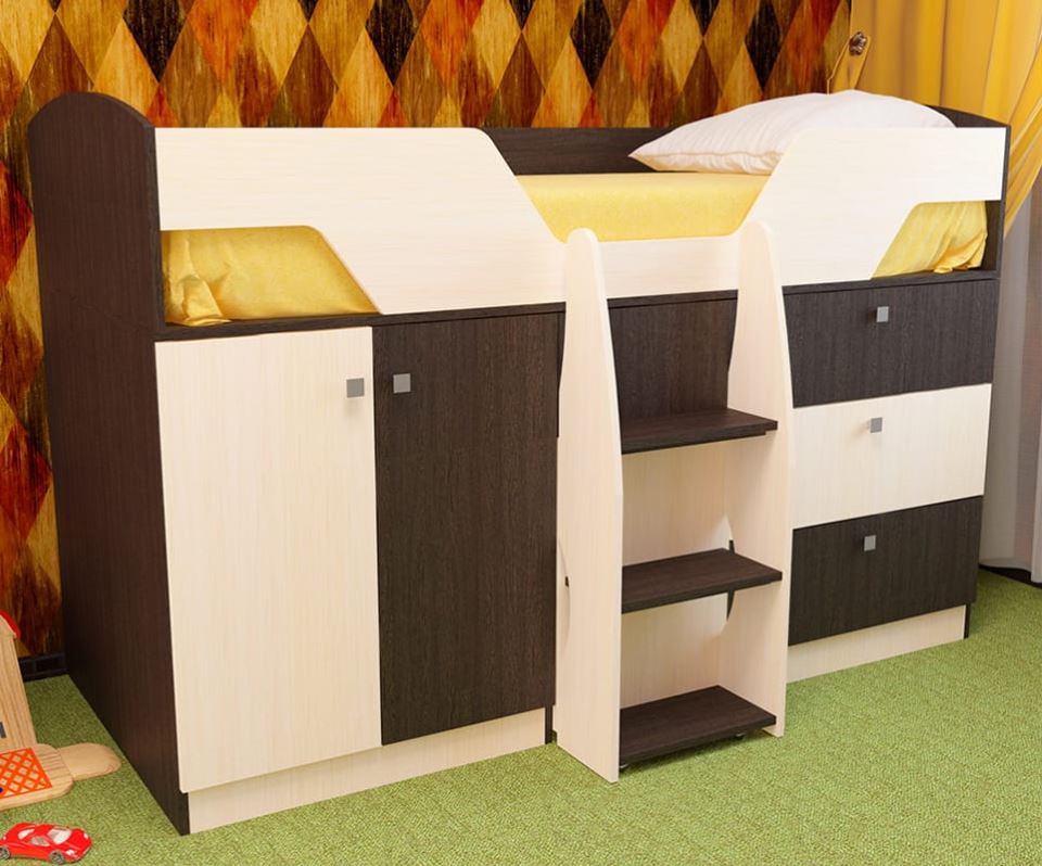 Фото Кровать детская Лимбо (СМ 80х180) от производителя Пирамида в Щёлкино по цене 19 480 ₽