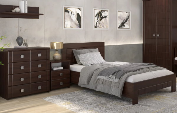 Фото Кровать двуспальная Изабель ИЗ-712К (СМ 160х200) без основания от производителя Компасс в Щёлкино по цене 20 320 ₽