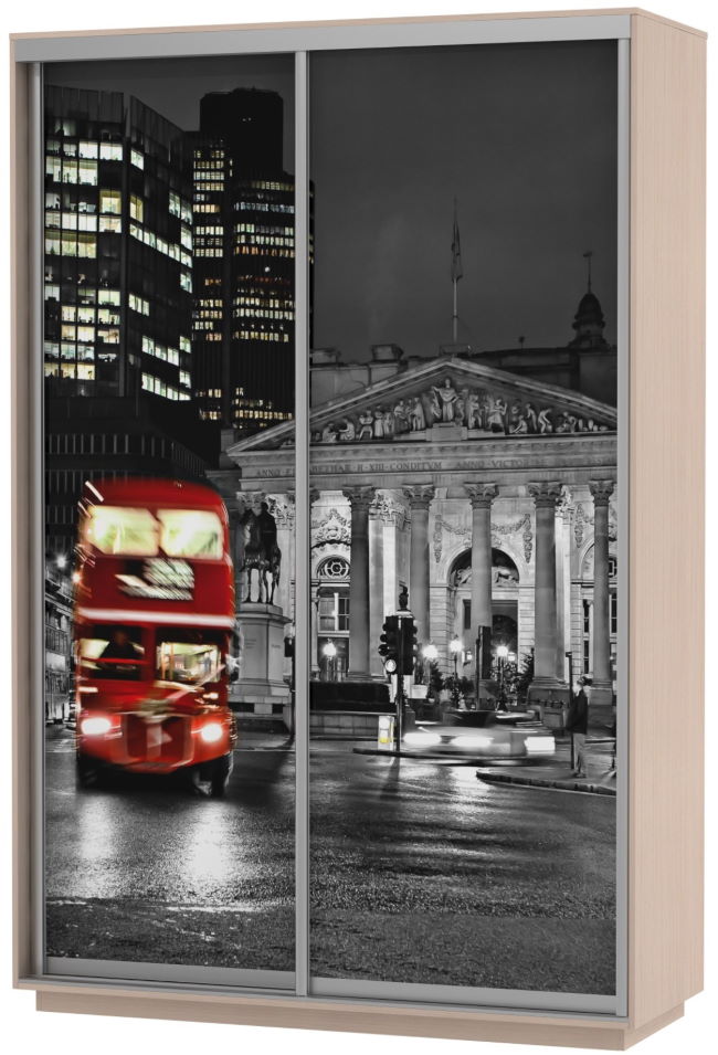 Фото Шкаф-купе Экспресс Хит Фото (2 двери) от производителя Мебельная компания Е1 в Щёлкино по цене 22&nbsp;920 ₽