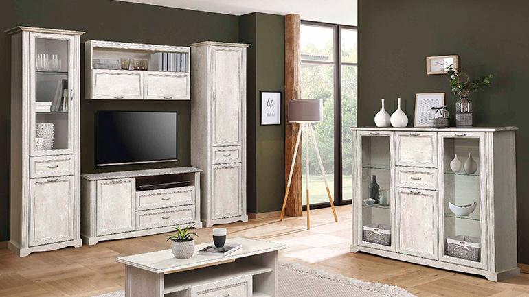 Фото Полка навесная 32.19 Сохо от производителя Олмеко в Щёлкино по цене 6 520 ₽