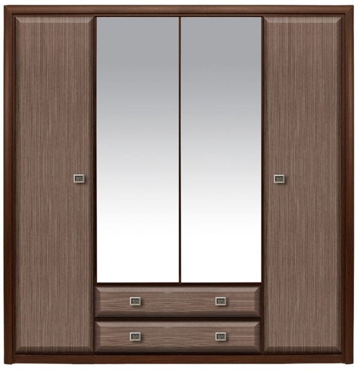 Фото Шкаф Коен SZF4D2S (214) четырехдверный от производителя Black Red White (БРВ) в Щёлкино по цене 60 370 ₽