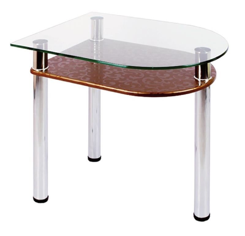 Фото Стол обеденный 4.4 с полкой  от производителя Мебель из стекла в Щёлкино по цене 4&nbsp;270 ₽