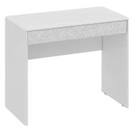 Стол туалетный Амели  (лдсп, мдф-белый глянец,  белый глянец, белый глянец (ТриЯ) ) в Щёлкино от производителя 