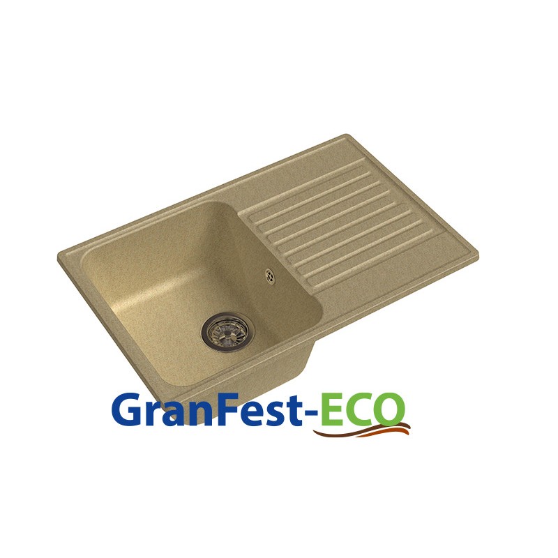 Фото Мойка Granfest eco-78 (ГР 740х480хh200) (шир.ящ.min 720) без сифона от производителя Granfest в Щёлкино по цене 3 650 ₽