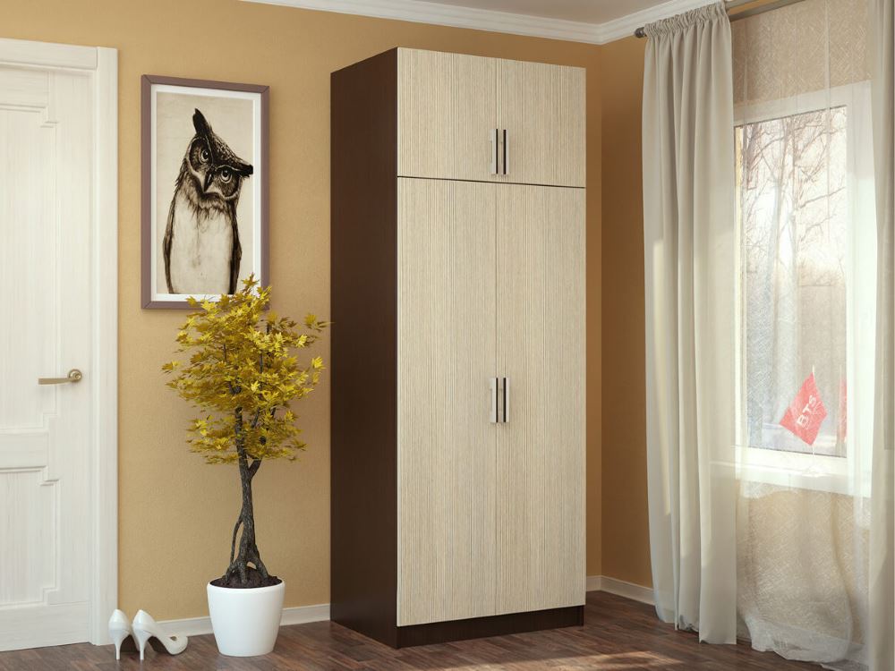 Фото Шкаф с перегородкой (80) двухдверный от производителя БТС  в Щёлкино по цене 10&nbsp;220 ₽