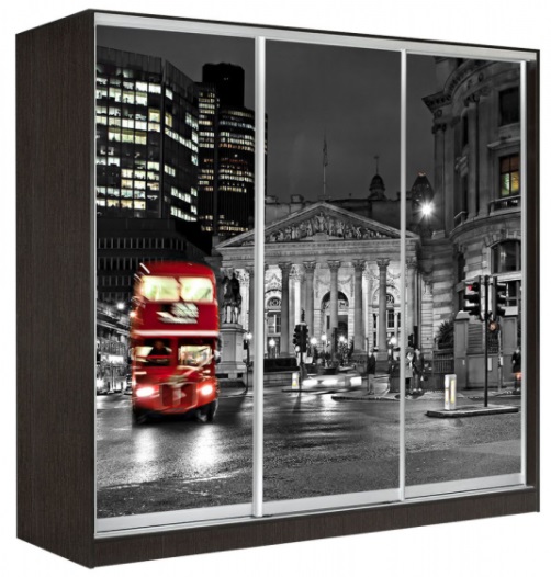 Фото Шкаф-купе Оскар 4 (2,22х0,6х2,2 - 3 двери) от производителя Мебель Маркет в Щёлкино по цене 76 160 ₽