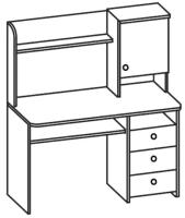 Фото  стол компьютерный кт-1 микки-1 производитель Ставрополь Мебель
