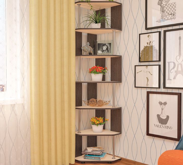 Фото Стеллаж угловой СПУ-3  от производителя Пирамида в Щёлкино по цене 4 800 ₽