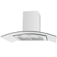 Вытяжка купольная Ancona plus 90 (900х500хh500(980)) (Материал Металл/Стекло , Цвет Белый/Прозрачный) в Щёлкино от производителя в интернет магазине Планета Комфорта Вытяжка купольная Ancona plus 90 (900х500хh500(980)) (Материал Металл/Стекло , Цвет Белый/Прозрачный) в Щёлкино от производителя