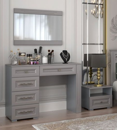 Фото Зеркало настенное Олимп с декоративными планками от производителя Браво-мебель в Щёлкино по цене 4&nbsp;420 ₽