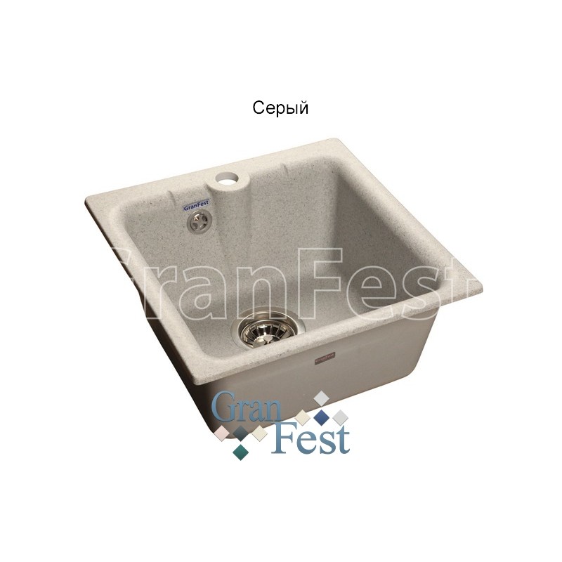 Фото Мойка Granfest GF-P420 (ГР 420х420хh200) (шир.ящ.min 400) от производителя Granfest в Щёлкино по цене 3 680 ₽