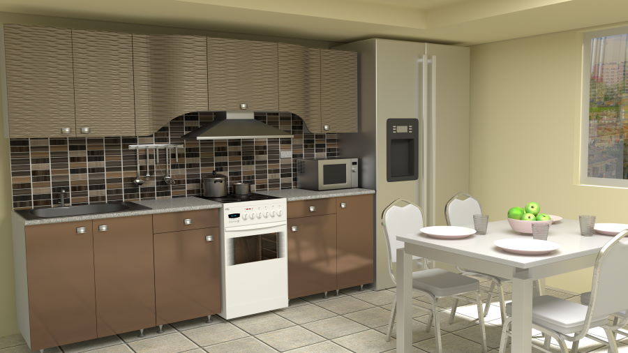 Фото Кухня Селена К-51 шкаф над плитой 600 (40) от производителя Ставрополь Мебель в Щёлкино по цене 2 000 ₽