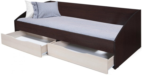 Фото Кровать односпальная Фея-3 (симметричная) (СМ 90х200) с основанием от производителя Олмеко в Щёлкино по цене 14&nbsp;030 ₽