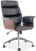 Кресло компьютерное Signal Oregon (Материал обивки: экокожа, цвет обивки: черный (Signal) ) в Щёлкино от производителя 