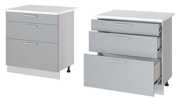 Фото Кухня Бронкс стол-рабочий Н-83 от производителя Леко в Щёлкино по цене 9 630 ₽