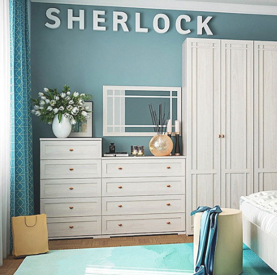 Фото Зеркало навесное Шерлок (Sherlock)-7 от производителя Глазов в Щёлкино по цене 5 100 ₽