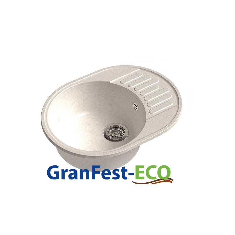 Фото Мойка Granfest eco-58 (ГР 620х480хh200) (шир.ящ.min 600) без сифона от производителя Granfest в Щёлкино по цене 3 020 ₽