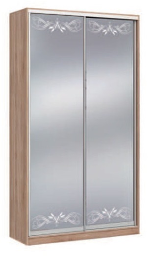 Фото Шкаф-купе Оскар 1.2 (1,2х0,6х2,3 - 2 двери) от производителя Мебель Маркет в Щёлкино по цене 43 890 ₽