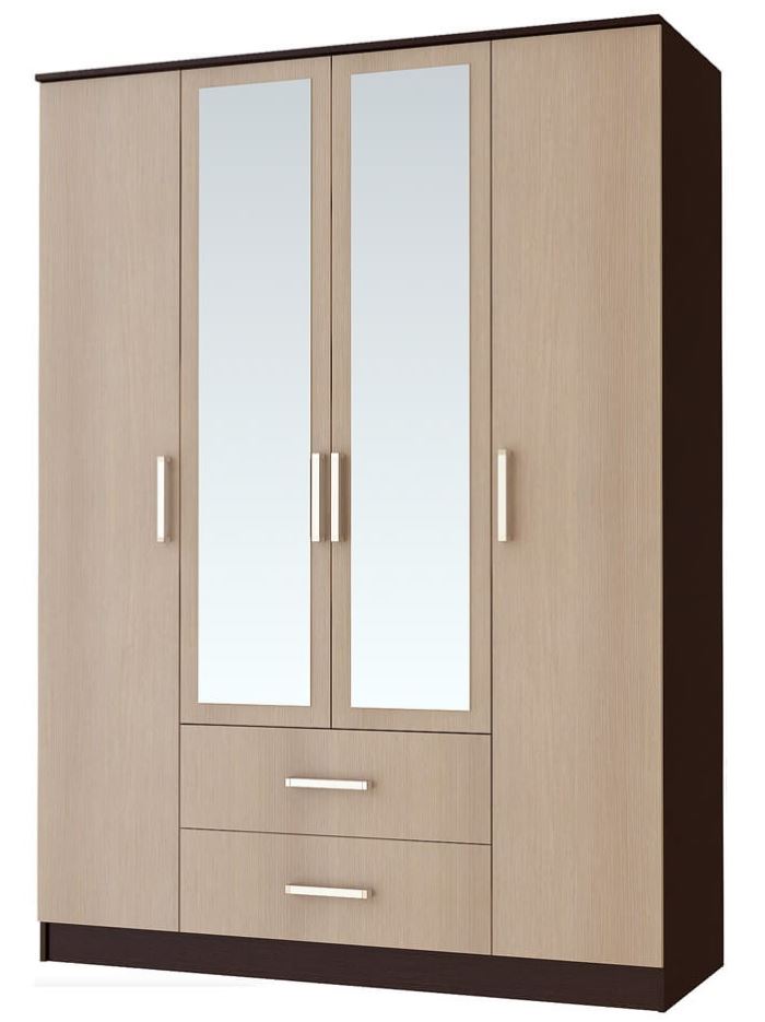 Фото Шкаф Фиеста (160) четырехдверный от производителя БТС  в Щёлкино по цене 15 590 ₽