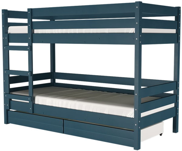 Фото Кровать 2-х ярусная Джуниор (СМ 90х200) с основаниями под матрасы от производителя Браво-мебель в Щёлкино по цене 32&nbsp;710 ₽