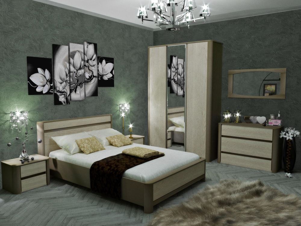 Фото Зеркало навесное Лацио от производителя СБК в Щёлкино по цене 5 820 ₽