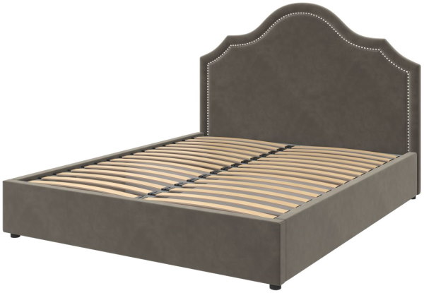 Фото Кровать двуспальная Оливия (СМ 160х200) без основания (Меб-Мар) от производителя Браво-мебель в Щёлкино по цене 19&nbsp;690 ₽