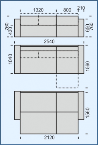 Фото Диван угловой Тай Г-образный от производителя НТКО в Щёлкино по цене 67 550 ₽