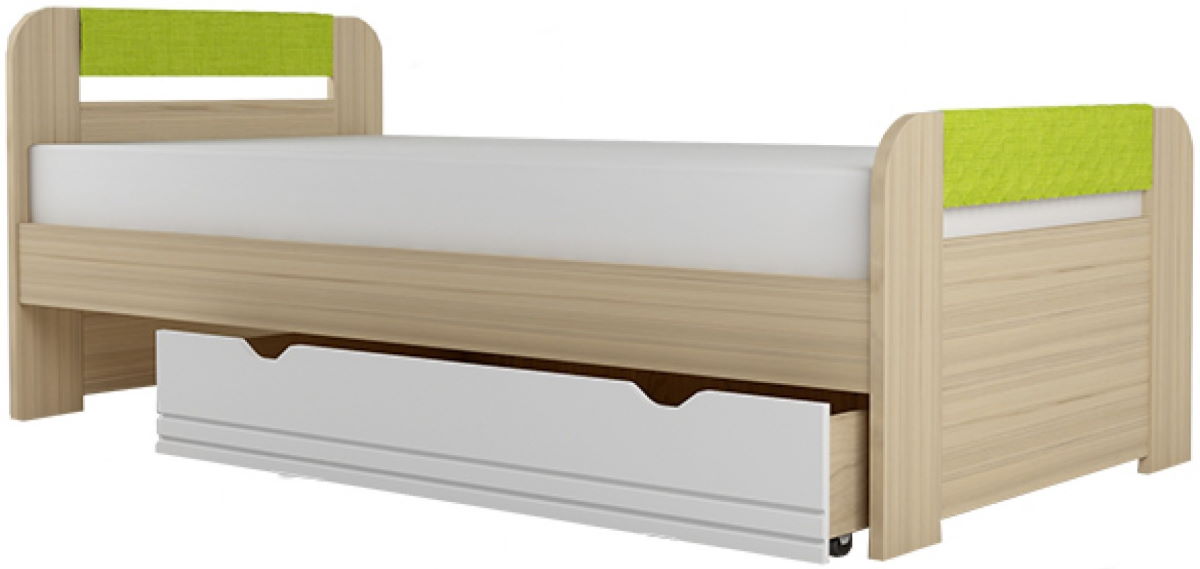 Фото Кровать односпальная Стиль 900.3 (СМ 90х200) с основанием  от производителя Аквилон в Щёлкино по цене 13 170 ₽