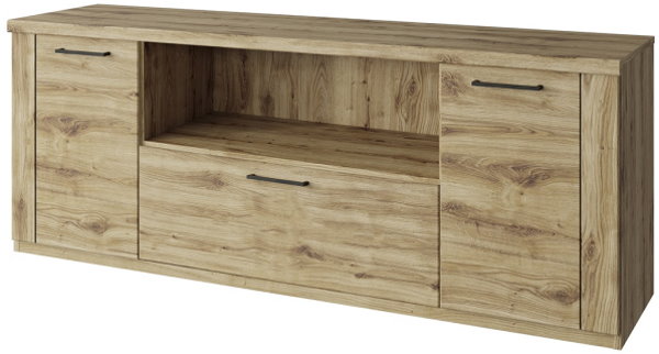 Фото Тумба RTV 2D1SN B Дорсет (Doorset) от производителя Анрэкс в Щёлкино по цене 15 950 ₽