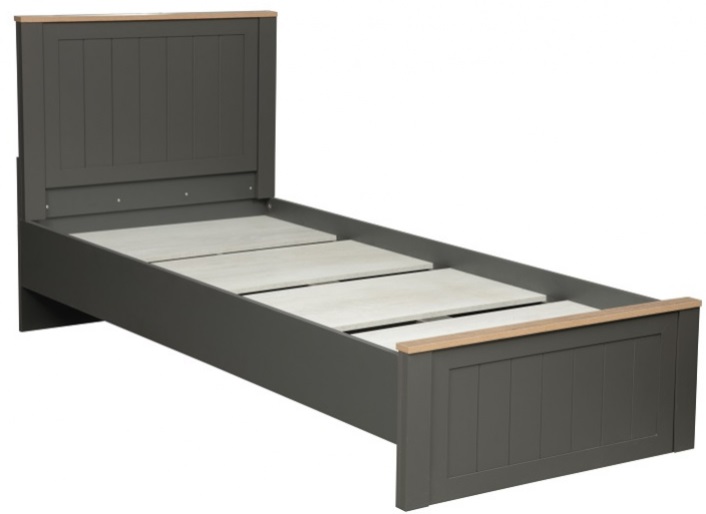 Фото Кровать односпальная Прованс 37.22 (СМ 90х200) комплектуется настилом от производителя Олмеко в Щёлкино по цене 14&nbsp;860 ₽