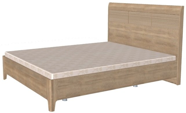 Фото Кровать двуспальная Мелисса КР-2864 (СМ 180х200) с ламельным основанием от производителя Лером в Щёлкино по цене 35 630 ₽